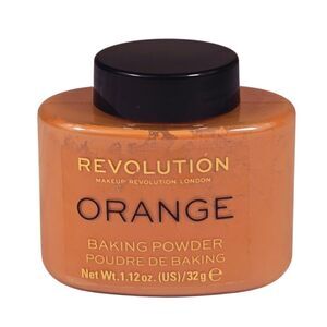 Revolution Loose Baking Powder Orange Color Correcting 1.12 oz / 32 g New Sealed
